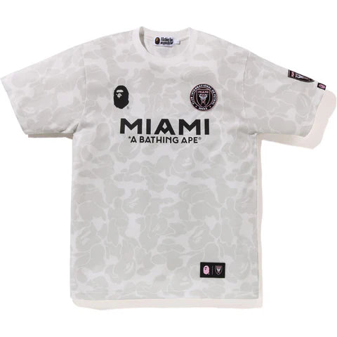 BAPE x Inter Miami CF Camo Tee "White"