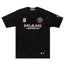 BAPE x Inter Miami CF Camo Tee "Black"